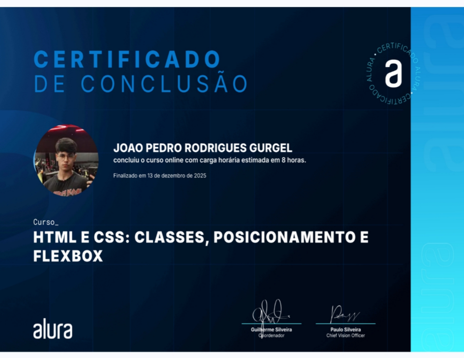 Certificado Alura HTML CSS 2
